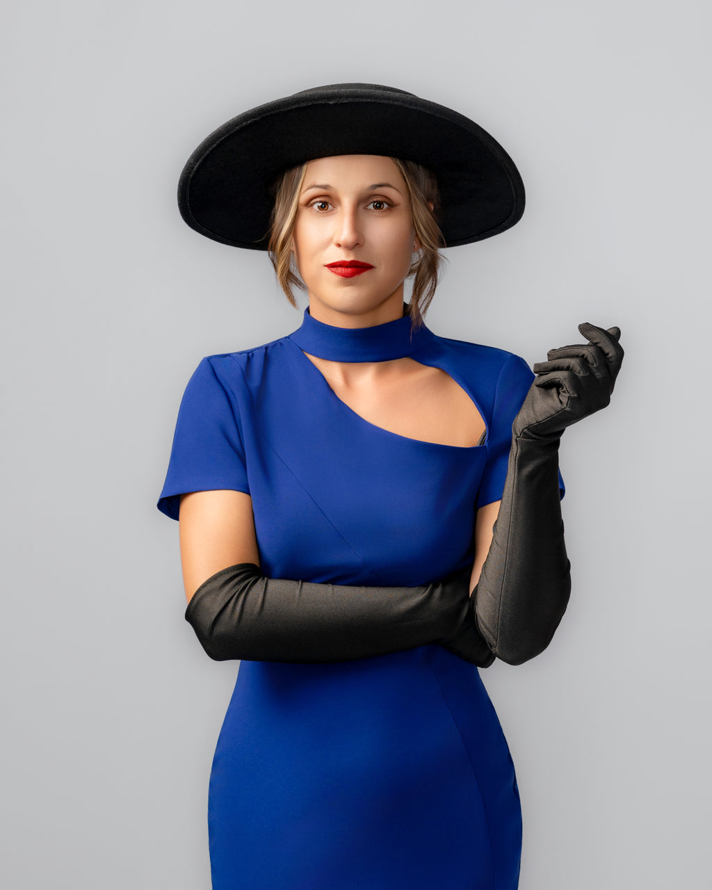 Vestido AZUL ELÉCTRICO