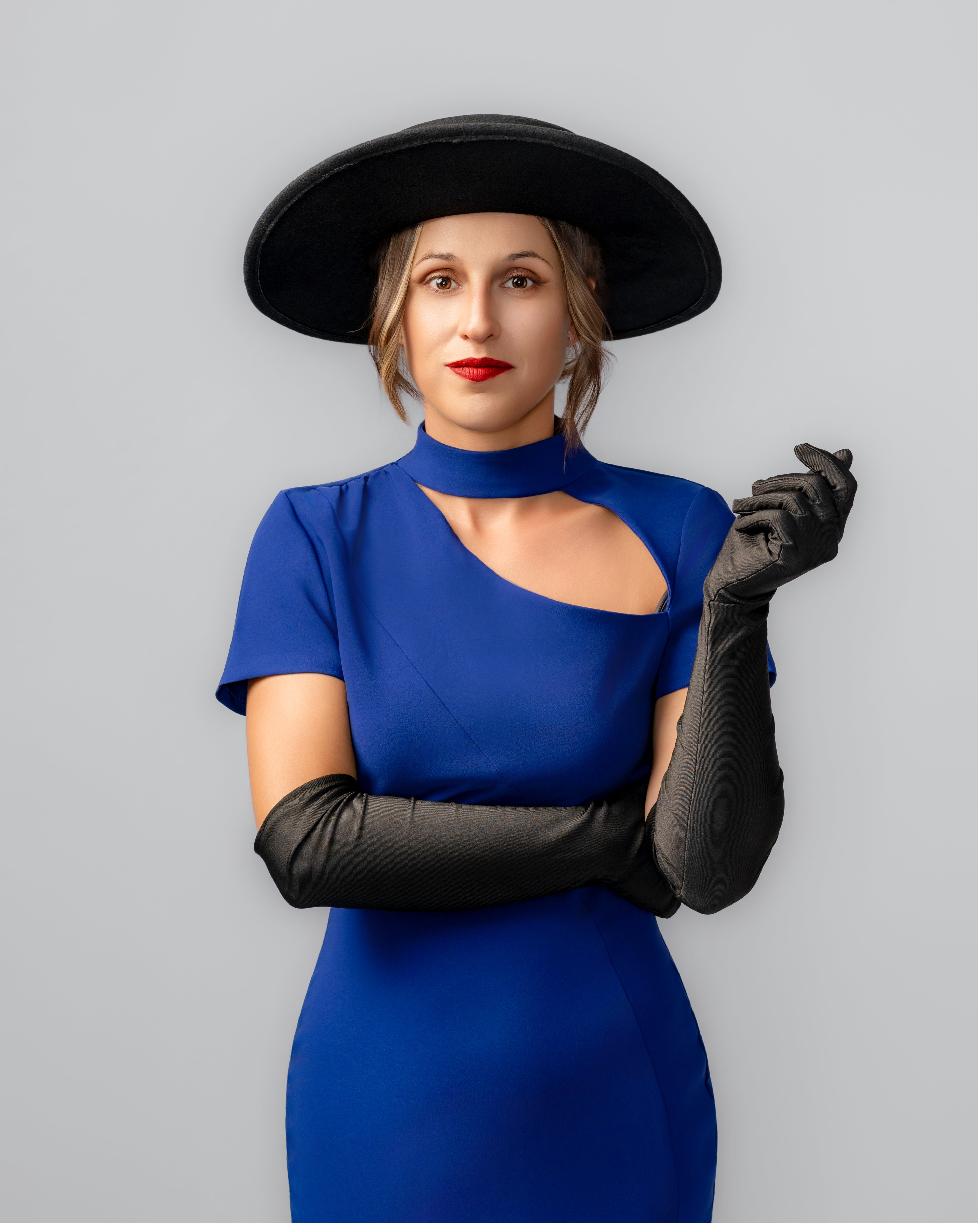 Vestido AZUL ELÉCTRICO